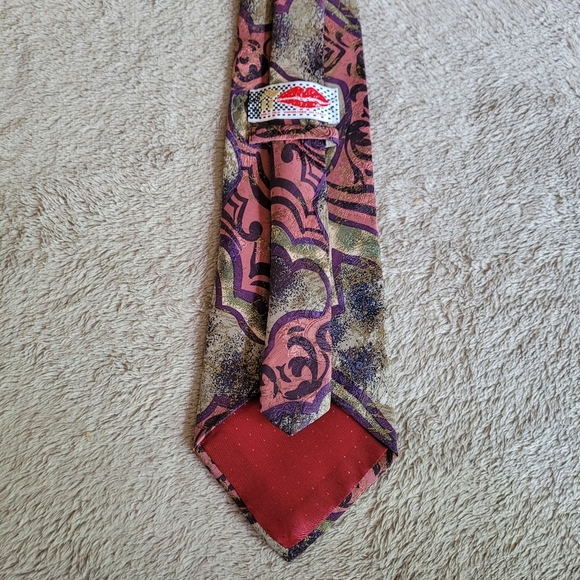 Vintage handmade silk tie - Picture 7 of 13
